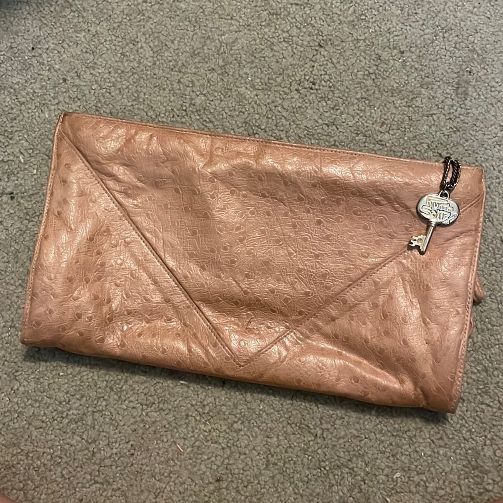 Vintage Ruth Saltz 60s leather clutch